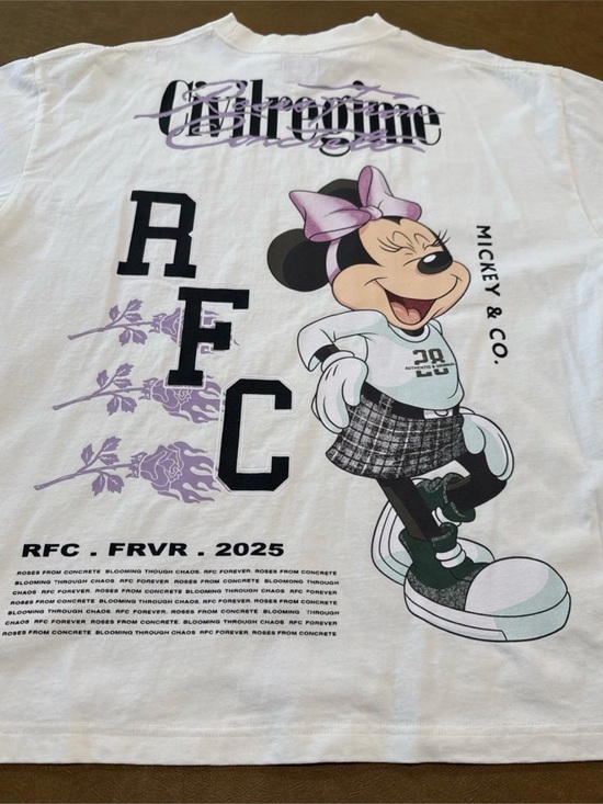 Civil Regime Other - Civil Regime x Disney Mickey & Friends Mens L Graphic Tee Minnie Mouse White EUC